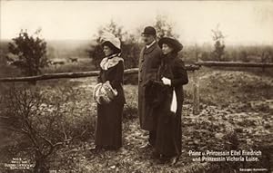 Ansichtskarte / Postkarte Prinz und Prinzessin Eitel Friedrich von Preußen, Prinzessin Victoria L...