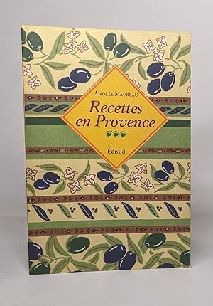 Imagen del vendedor de Recettes en Provence a la venta por crealivres