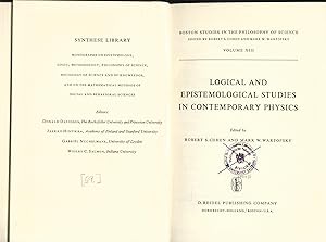 Bild des Verkufers fr Logical and Epistemological Studies in Contemporary Physics zum Verkauf von avelibro OHG