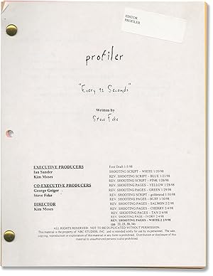 Seller image for Profiler: Every Five Minutes [Every 92 Seconds] (Original screenplay for the 1998 television episode) for sale by Royal Books, Inc., ABAA