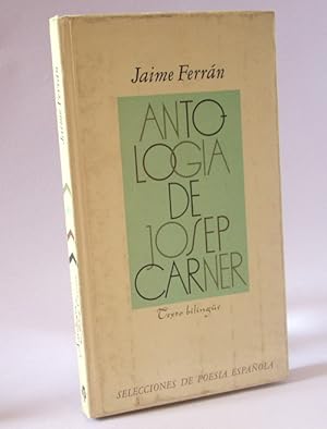 Antología de Josep Carner.