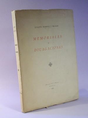 Seller image for MEMORIALES Y DIVAGACIONES for sale by Laila Books