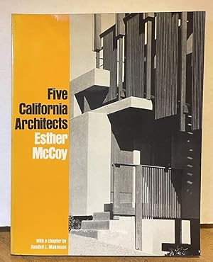 Bild des Verkufers fr Five California Architects zum Verkauf von Nighttown Books