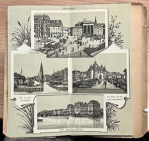 Tourism, [ca. 1880] Amsterdam | Album van Amsterdam. [s.l.], [s.n.], [ca. 1880], leporello in fan...