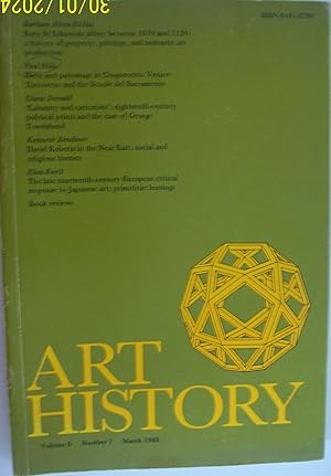 Art History : Journal of the Association of Art Historians, Volume 6, number 1, March