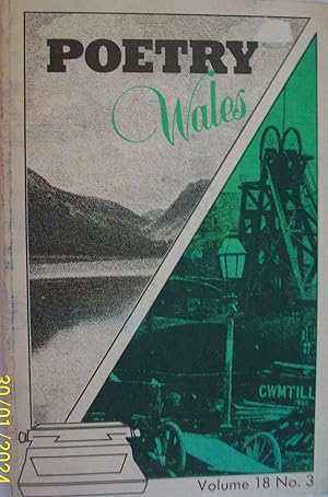 Seller image for Poetry Wales Volume 18 No. 3 for sale by Books and Bobs