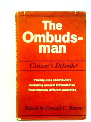 Image du vendeur pour The Ombudsman, Citizen's Defender mis en vente par World of Rare Books