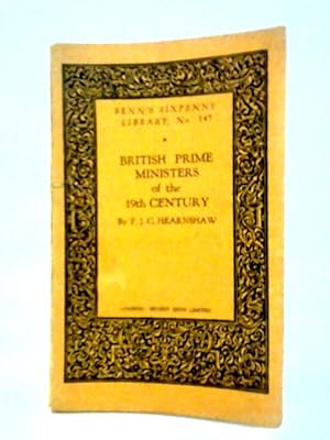 Bild des Verkufers fr British Prime Ministers of the 19th Century zum Verkauf von World of Rare Books