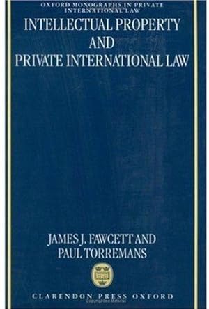 Imagen del vendedor de Intellectual Property and Private International Law (Oxford Private International Law Series) a la venta por WeBuyBooks