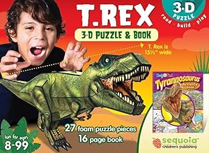 Bild des Verkufers fr T. Rex: 3D Puzzle and Book [With Puzzle] zum Verkauf von moluna