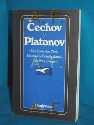 Bild des Verkäufers für Platonov : "Stück ohne Titel" , in 4 Akten u. 5 Bildern. zum Verkauf von Antiquarische Fundgrube e.U.