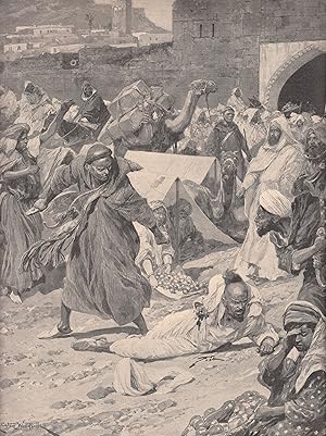 Bild des Verkufers fr Marokkanische Blutrache. Inmitten des Markttreibens von Tanger wird ein Mann erstochen. zum Verkauf von Antiquariat Hild