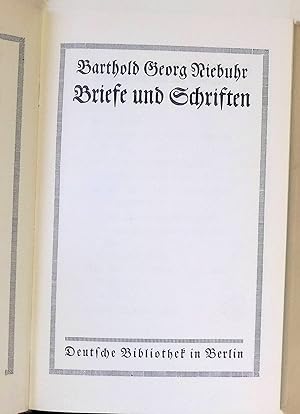 Seller image for Briefe und Schriften. for sale by books4less (Versandantiquariat Petra Gros GmbH & Co. KG)