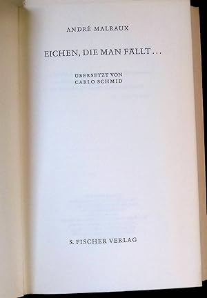 Bild des Verkufers fr Eichen, die man fllt. zum Verkauf von books4less (Versandantiquariat Petra Gros GmbH & Co. KG)