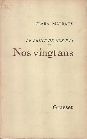 Seller image for Le bruit de nos pas. 2, Nos vingt ans for sale by PRISCA