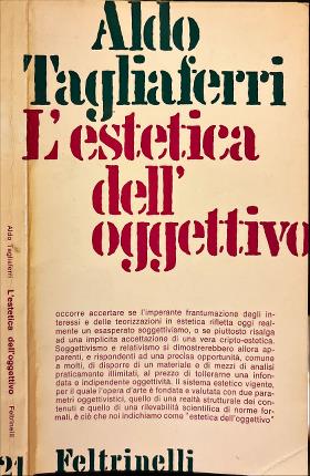 Image du vendeur pour L' estetica dell' oggettivo. mis en vente par Libreria La Fenice di Pietro Freggio