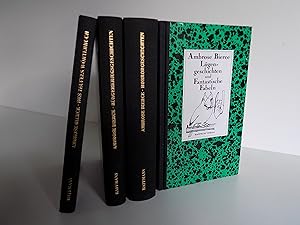 Werke in vier Bänden. Herausgegeben von Gisbert Haefs. Mit Deckelzeichnungen von F. W. Bernstein....