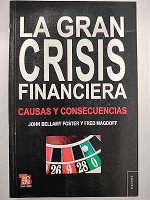 Seller image for La gran crisis financiera for sale by Libros nicos