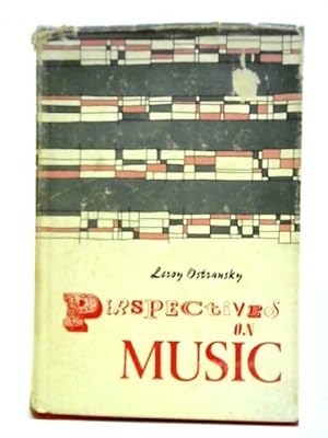 Bild des Verkufers fr Perspectives on Music zum Verkauf von World of Rare Books