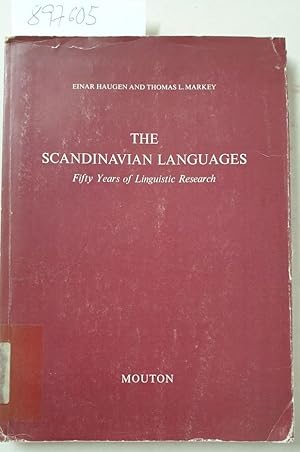 Imagen del vendedor de The Scandinavian Languages. Fifty years of linguistic research (1918-1968) : a la venta por Versand-Antiquariat Konrad von Agris e.K.