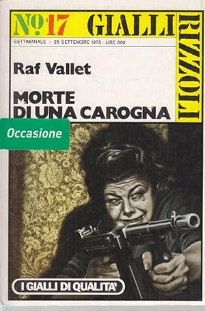 Bild des Verkufers fr Morte di una carogna zum Verkauf von Librodifaccia