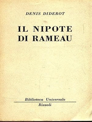 Bild des Verkufers fr Il nipote di Rameau zum Verkauf von Librodifaccia