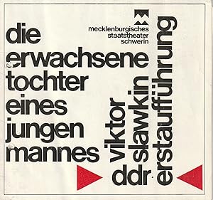 Seller image for Programmheft Viktor Slawkin DIE ERWACHSENE TOCHTER EINES JUNGEN MANNES Premiere 29. April 1982 Spielzeit 1981 / 82 Heft 10 for sale by Programmhefte24 Schauspiel und Musiktheater der letzten 150 Jahre