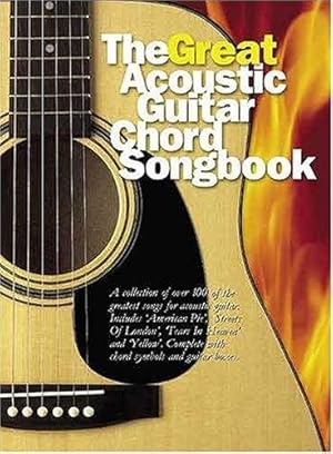 Immagine del venditore per The Great Acoustic Guitar Chord Songbook venduto da WeBuyBooks