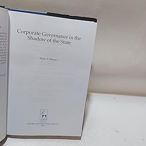 Bild des Verkufers fr Corporate Governance In The Shadow Of The State (Contemporary Studies In Corporate Law) zum Verkauf von Cambridge Rare Books