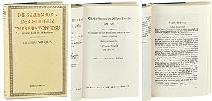 Bild des Verkufers fr Smtliche Schriften. Band 5: Die Seelenburg. Mit e. Anhang: Gedanken ber die Liebe / Rufe der Seele zu Gott / Kleinere Schriften. bers. u. bearb. von Aloysius Alkofer. 9. Aufl. zum Verkauf von Antiquariat Lehmann-Dronke