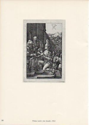 Seller image for LAMINA V35659: Albrecht Durer. Pilatus vasker sine hoender for sale by EL BOLETIN