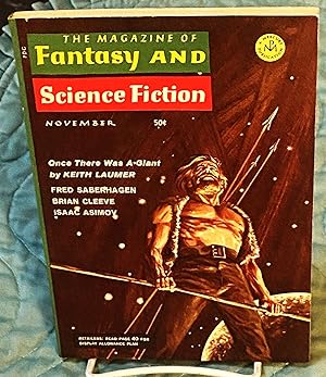 Imagen del vendedor de The Magazine of Fantasy and Science Fiction November 1968 a la venta por My Book Heaven