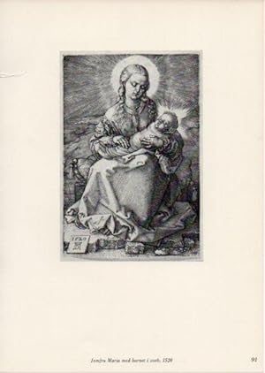 Seller image for LAMINA V35677: Albrecht Durer. Jomfru Maria med barnet i svob for sale by EL BOLETIN