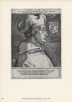 Seller image for LAMINA V35679: Albrecht Durer. Kardinal Albrecht af Brandenburg, i profil for sale by EL BOLETIN