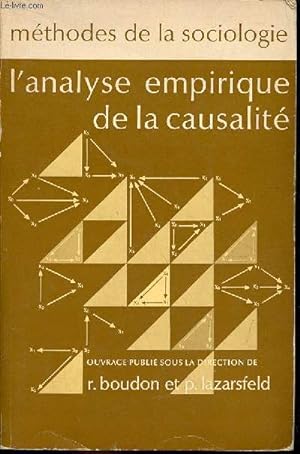 Seller image for L'analyse empirique de la causalit - Maison des sciences de l'homme mthodes de la sociologie II. for sale by Le-Livre