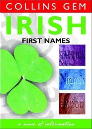Seller image for Irish First Names (Collins Gem) for sale by WeBuyBooks 2