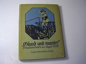 Seller image for Gsund und munter". Schwbische Gedichte for sale by Antiquariat Fuchseck