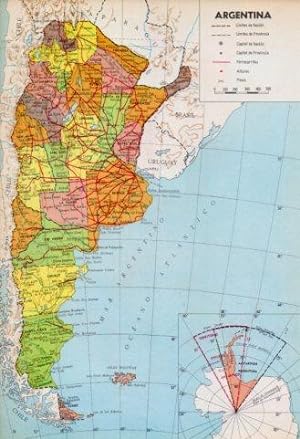 LAMINA V35950: Mapa de Argentina