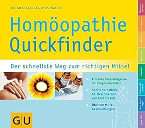 Bild des Verkufers fr Homöopathie Quickfinder: Der schnellste Weg zum richtigen Mittel zum Verkauf von WeBuyBooks