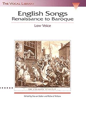 Image du vendeur pour English Songs Renaissance to Baroque : The Vocal Library mis en vente par GreatBookPrices