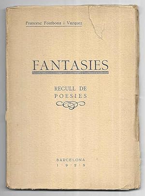 Fantasies recull de poesies originals d'en paper de fil edició numerada 9/25