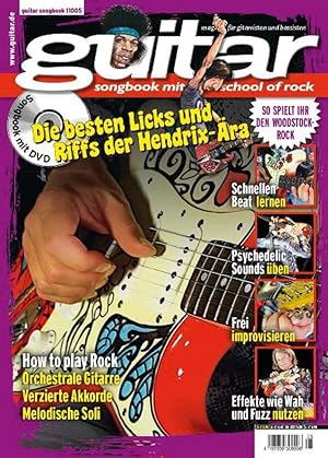 Image du vendeur pour guitar songbook mit dvd: school of rock vol. 6. Die besten Licks und Riffs der Hendrix-ra mis en vente par artbook-service