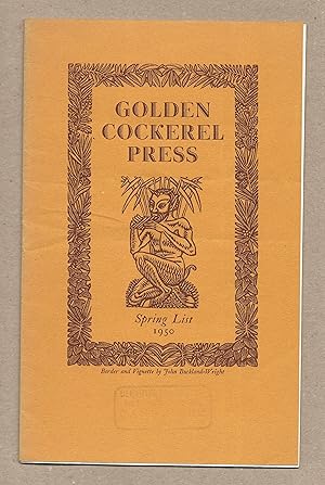 Imagen del vendedor de Golden Cockerel Press - Spring List 1950 [Distributed to customers of Deighton, Bell & Co. Ltd., Cambridge] a la venta por The Bookshop at Beech Cottage