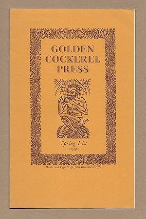 Seller image for Golden Cockerel Press - Spring List 1950 for sale by The Bookshop at Beech Cottage