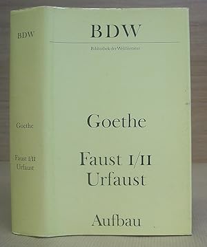 Seller image for Faust - Urfaust - Faust I Und II - Paralipomena - Goethe ber Faust for sale by Eastleach Books