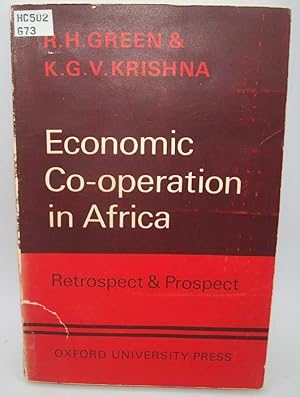 Bild des Verkufers fr Economic Co-Operation in Africa: Retrospect and Prospect zum Verkauf von Easy Chair Books
