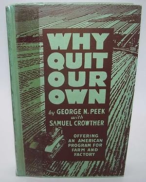 Seller image for Why Quit Our Own for sale by Easy Chair Books