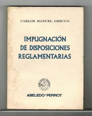 Bild des Verkufers fr Impugnacin de disposiciones reglamentarias. zum Verkauf von La Librera, Iberoamerikan. Buchhandlung