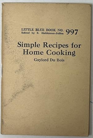 Imagen del vendedor de Simple Recipes for Home Cooking a la venta por Oddfellow's Fine Books and Collectables