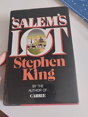 Image du vendeur pour Salems lot first edition late print 19.95 dollars copyright 1975 but later Stephen King mis en vente par Great and rare books